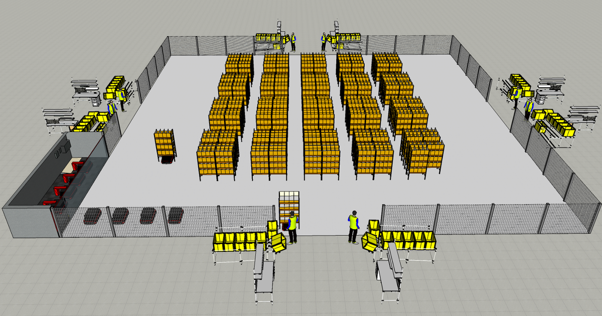 Deep Reinforcement Learning for AGV Routing